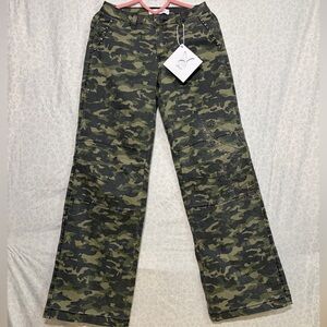Y2K Playboy Camo Wide Leg Pants Rhinestone Bunny | Juniors 1